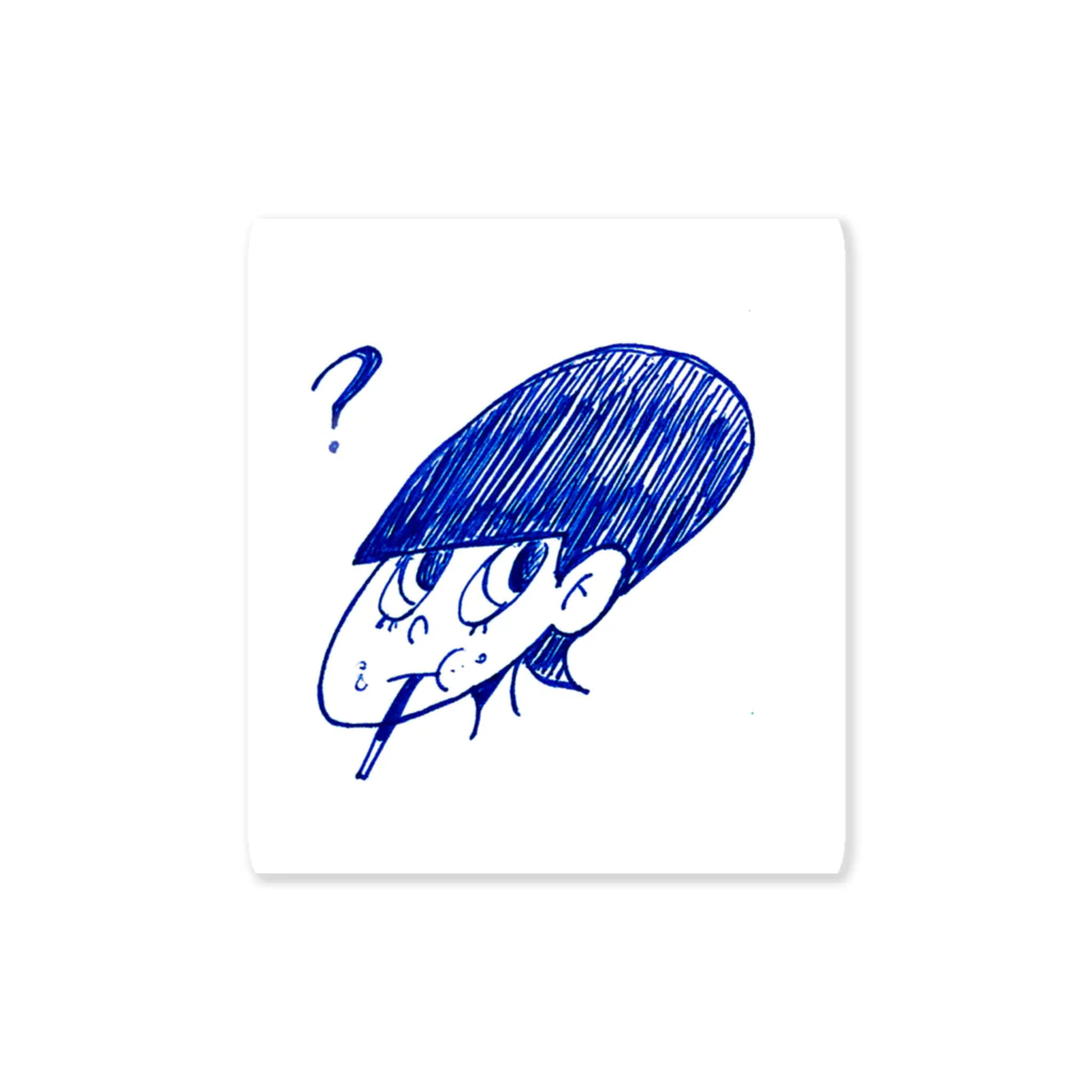 ユリナカムラのぱっつんぽっきー Sticker