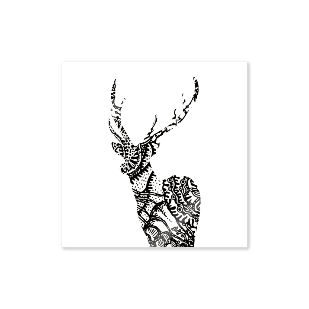 toejanssonのDEER 609 White Sticker