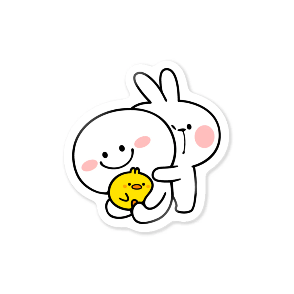 AKIRAMBOWのSpoiled Rabbit / あまえんぼうさちゃん Sticker