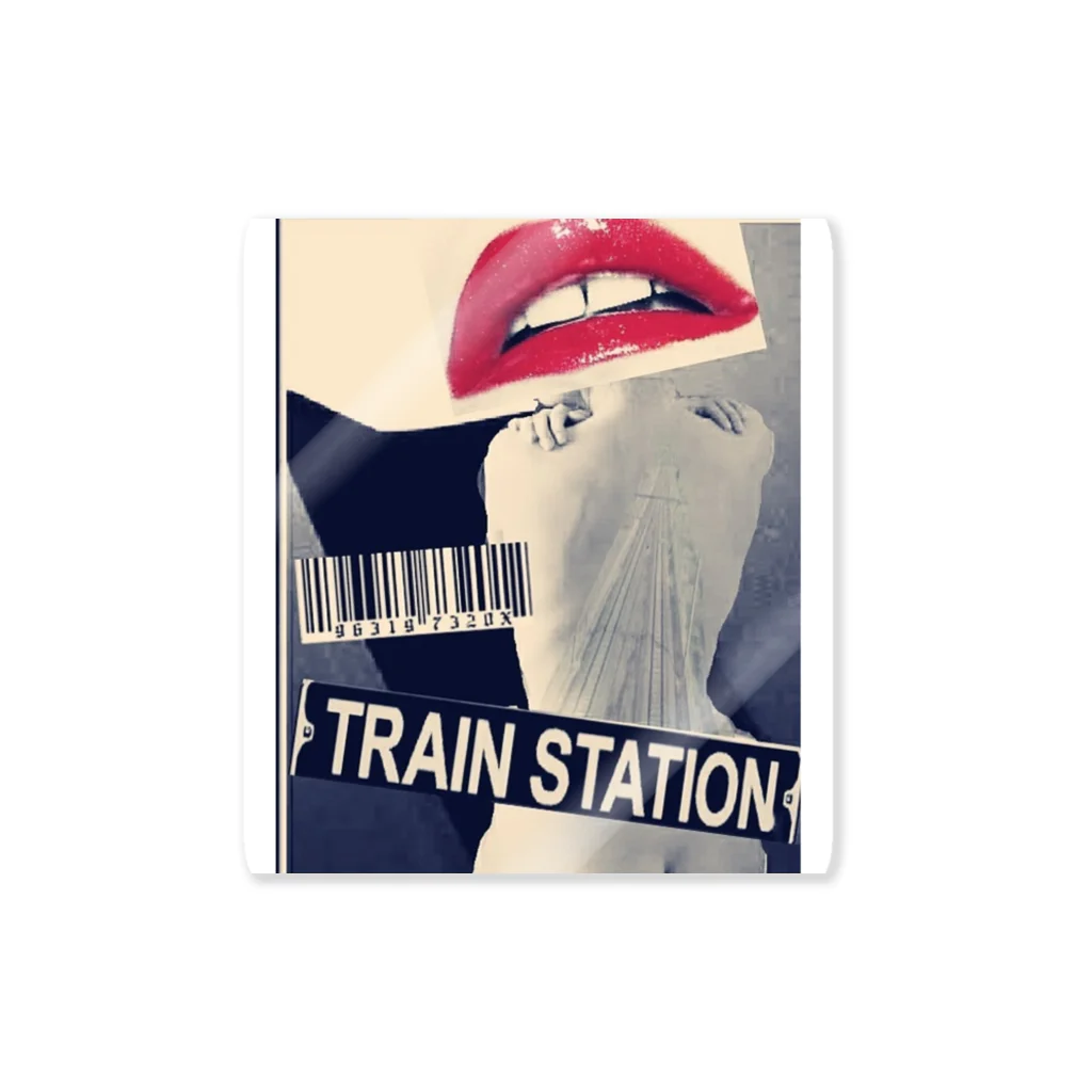 DELTA NINEの【TRAIN STATION】 ステッカー