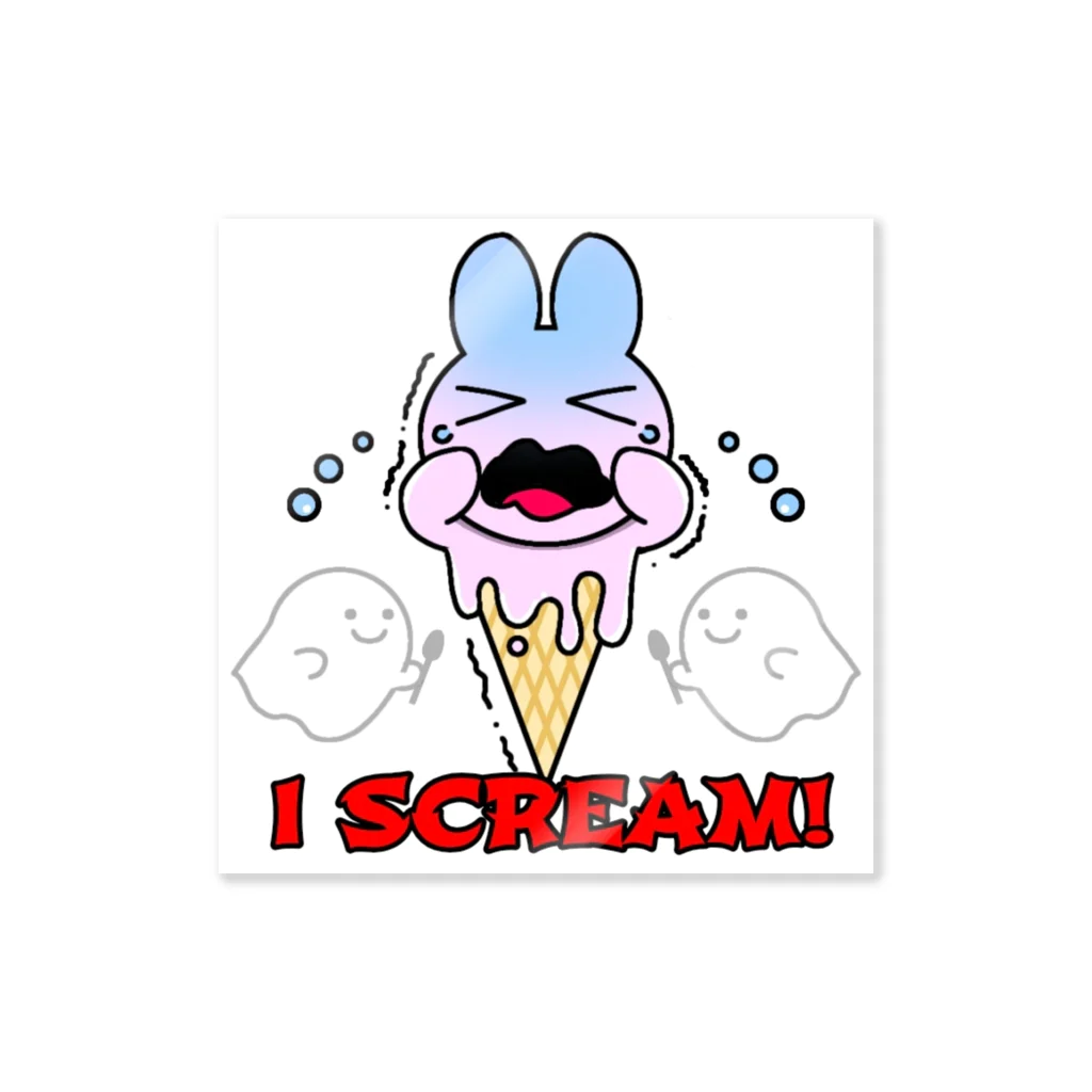 ピノコのI SCREAM！なうさぎ ステッカー