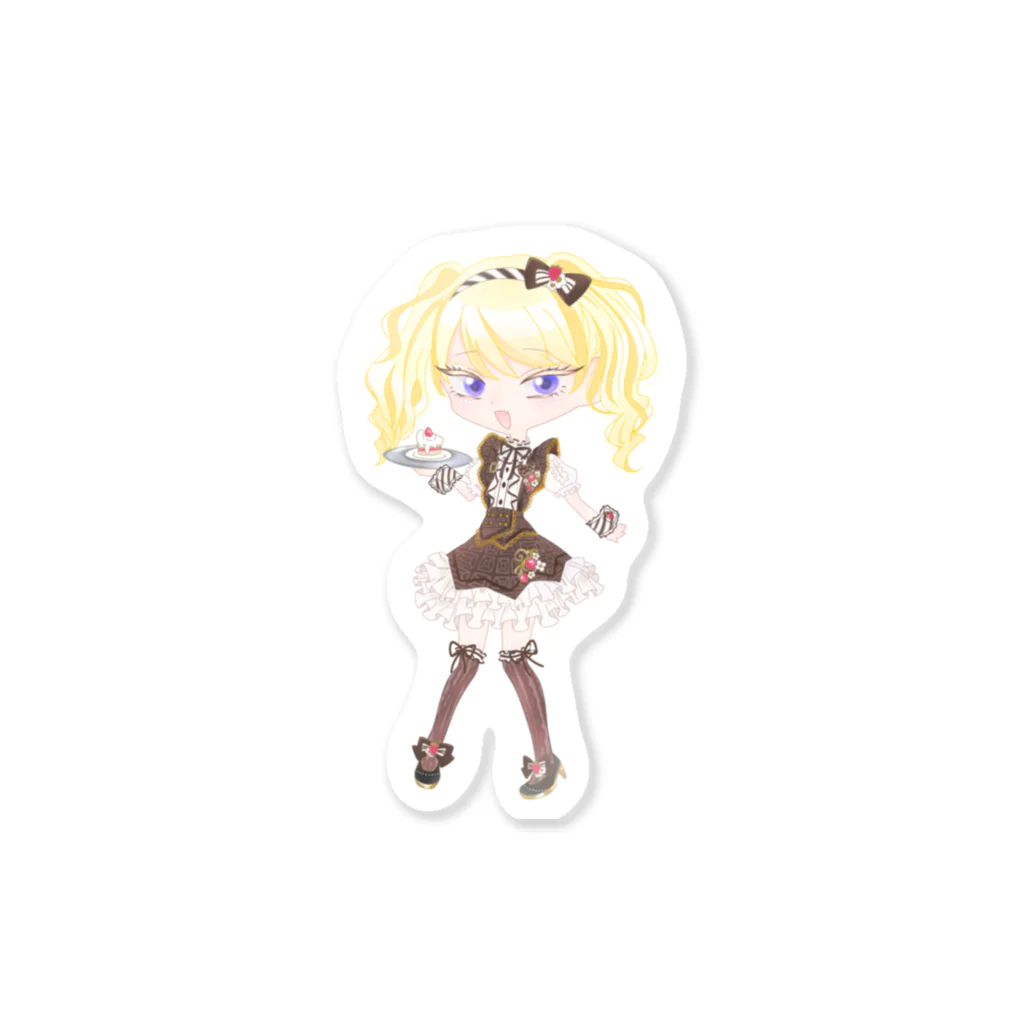 及第てゃんのミニキャラ フォンミィ Sticker