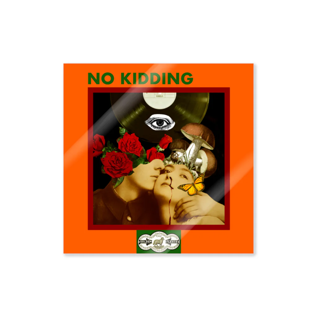 SIGNALPESTのNO KIDDING ステッカー