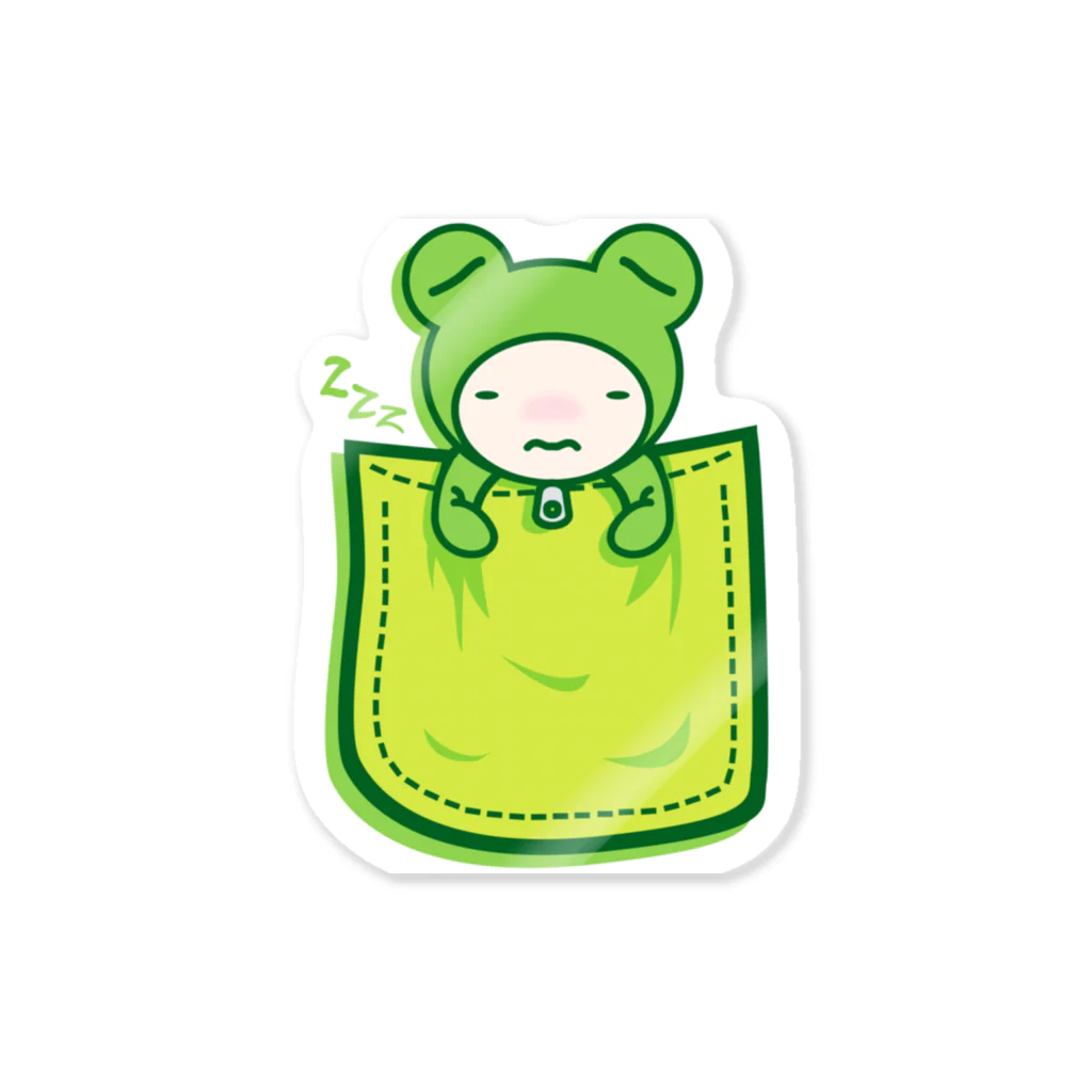 AURA_HYSTERICAのFrog_in_the_Pocket Sticker