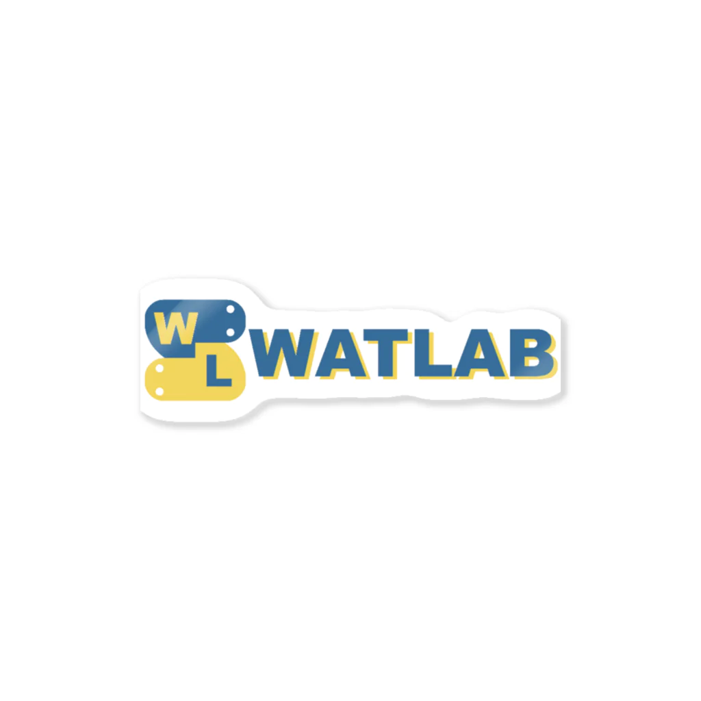 watlabのWATLABロゴマーク ステッカー