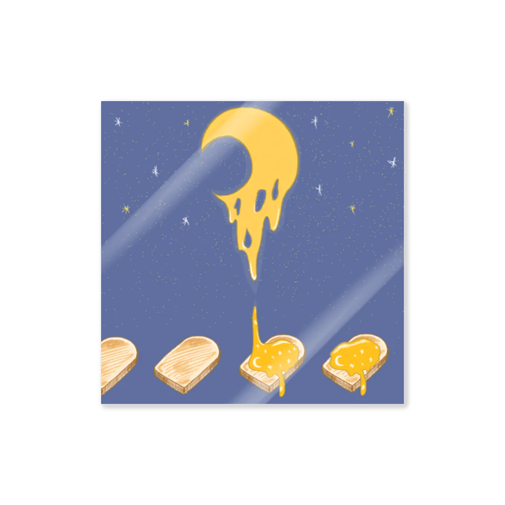 茈紀-Siki-(3/22活動開始.活動中)の月とパン Sticker