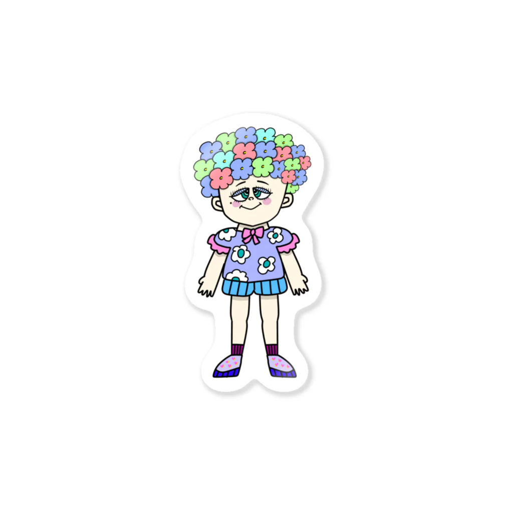 ぱちモンキーのはなちゃん Sticker