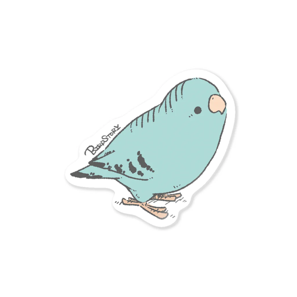 BIRDSTORYのミント Sticker