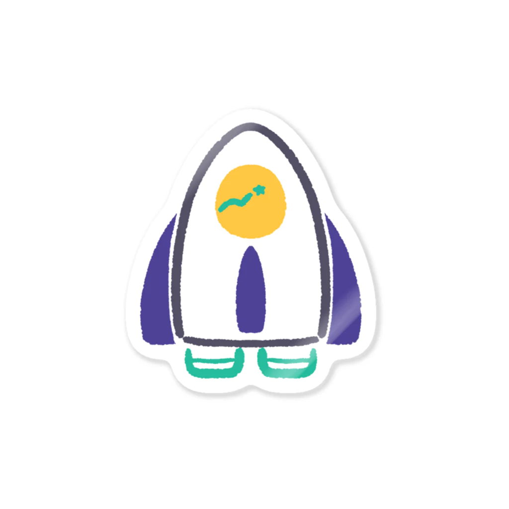 うさみるみのロケット Sticker