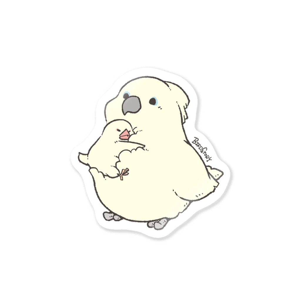 BIRDSTORYの白い鳥さん Sticker