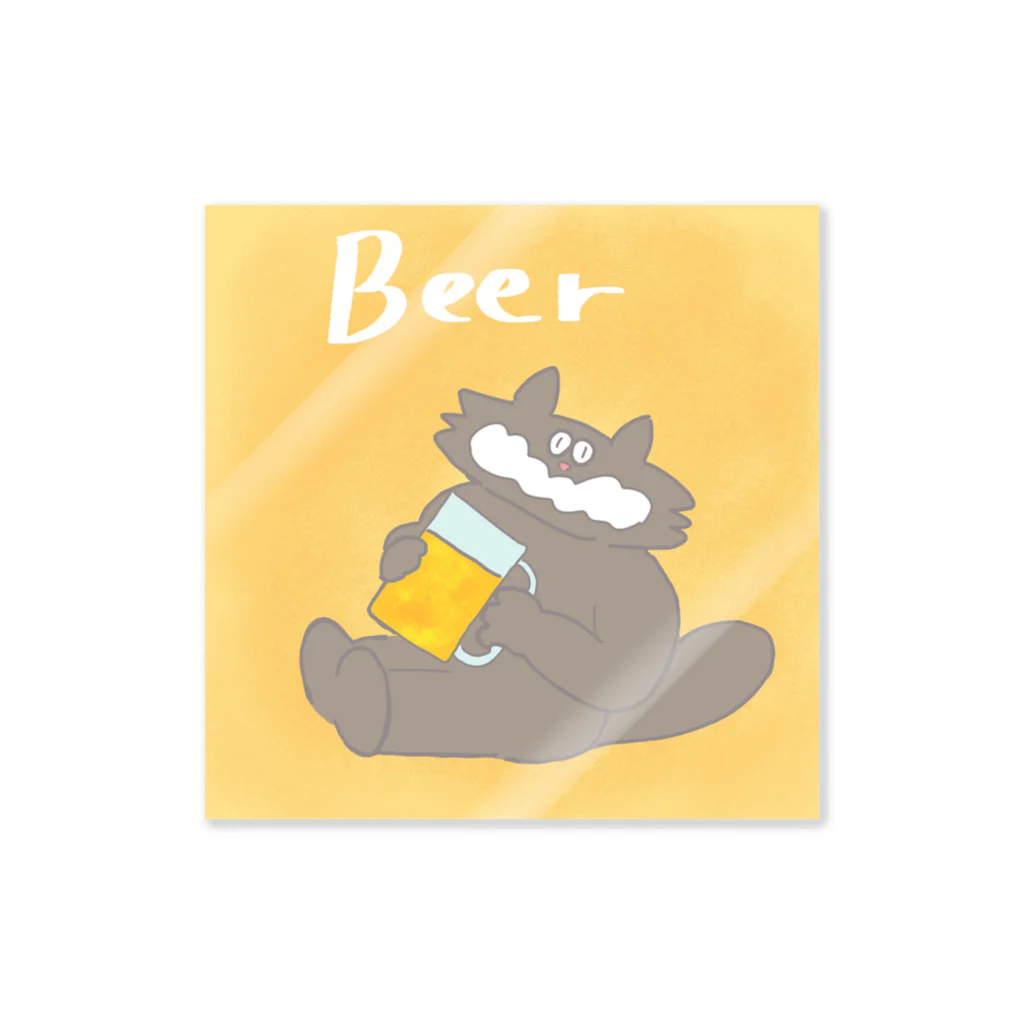 フライShopのビール Sticker