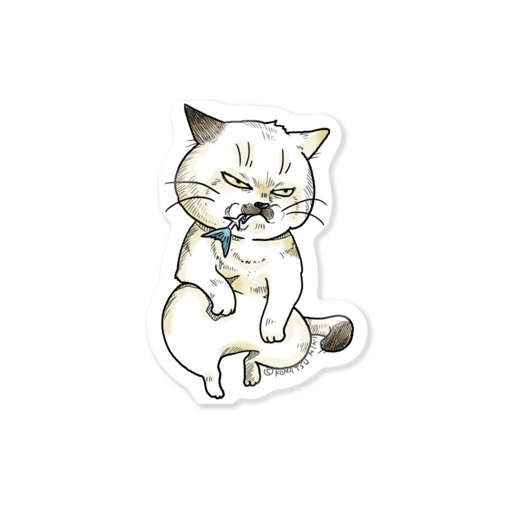 CAT⭐︎JUNKIEのおっさんみたいな猫 Sticker