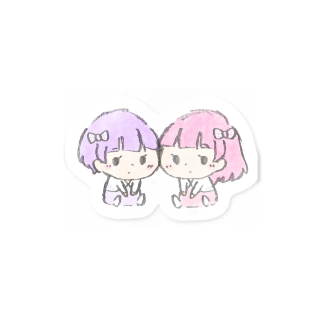 めいのゆめかわ ふたご Sticker