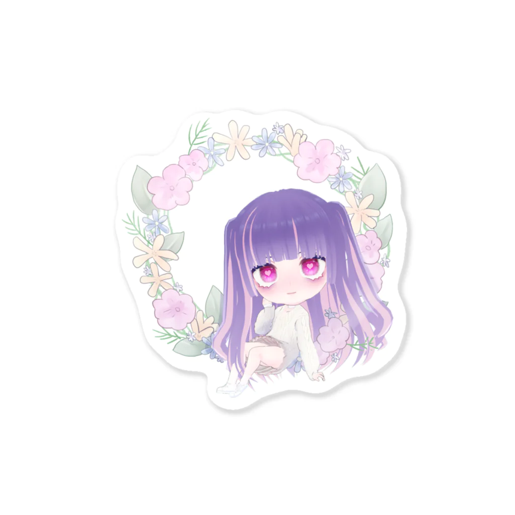 あくむ病院の鈴子らん 春爛漫【メンヘラVTuber】 Sticker