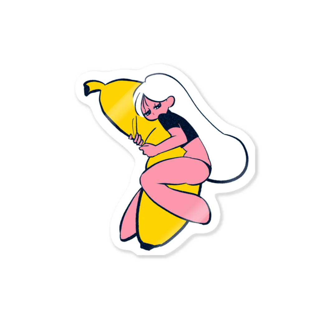 HO NO JIのバナナchiho Sticker