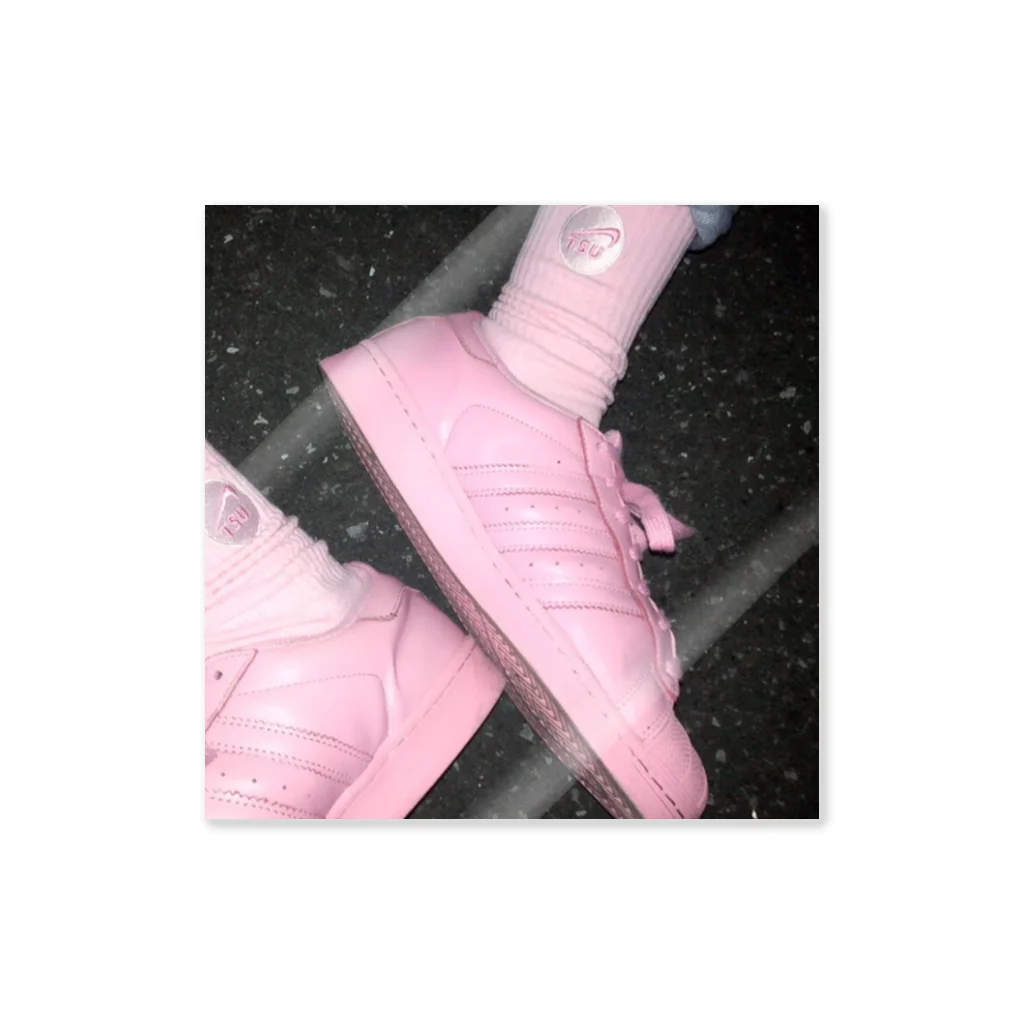 Senapisのpink  sneakers ステッカー