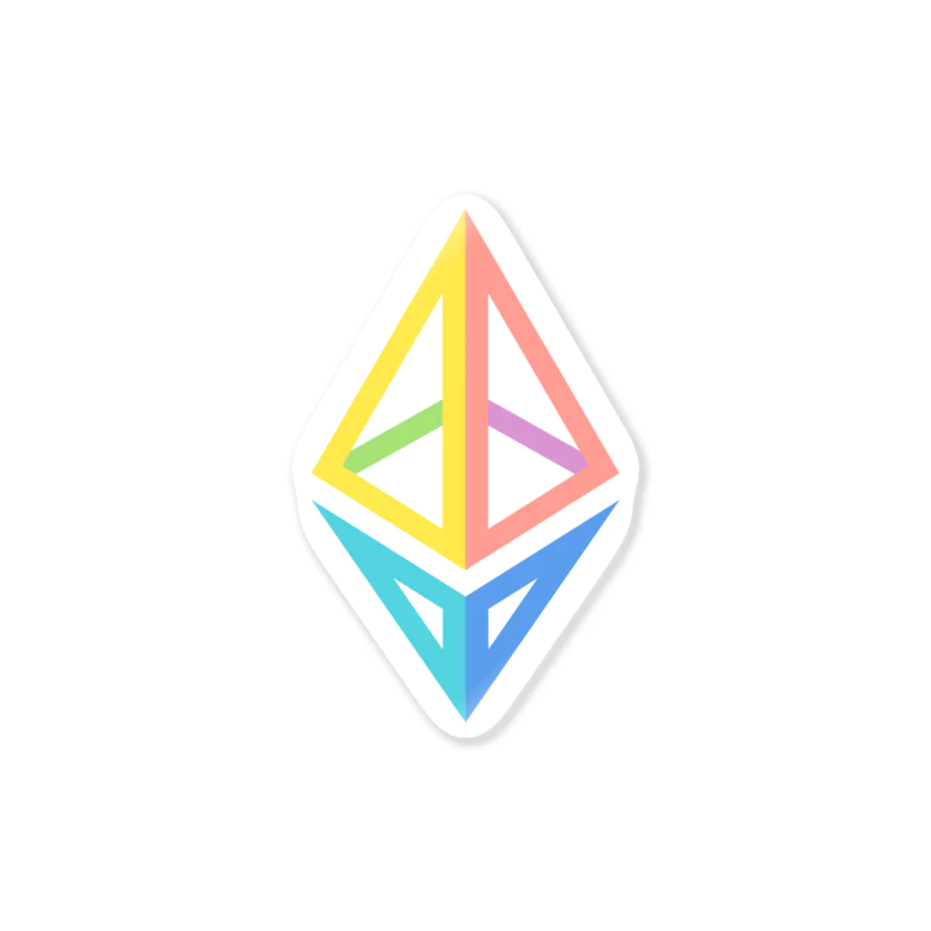 きゃらめるまきアートのEthereum signature model  Sticker