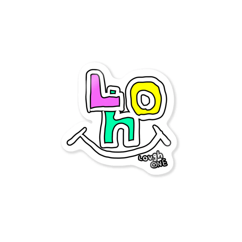 Love+143=🍀のロゴステッカー Sticker