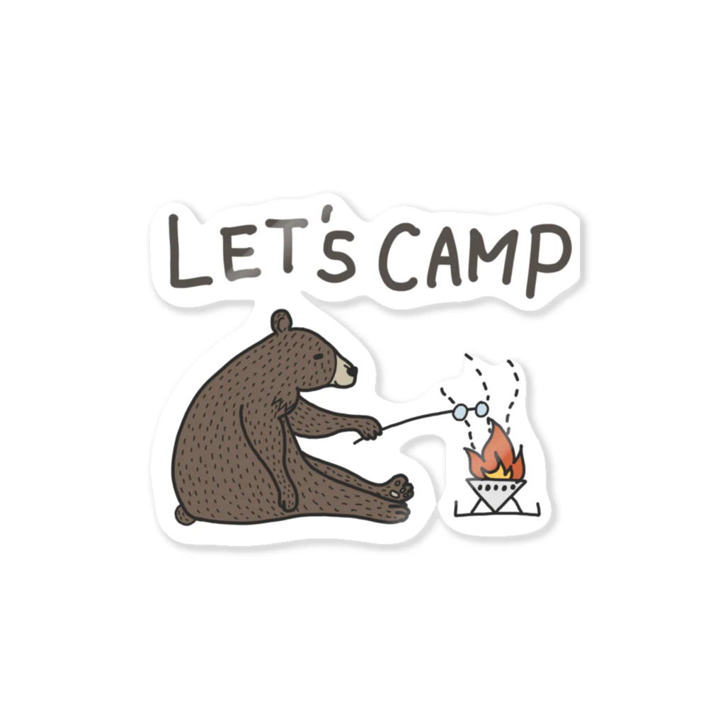 noskecampのクマのキャンプ⛺️ ステッカー