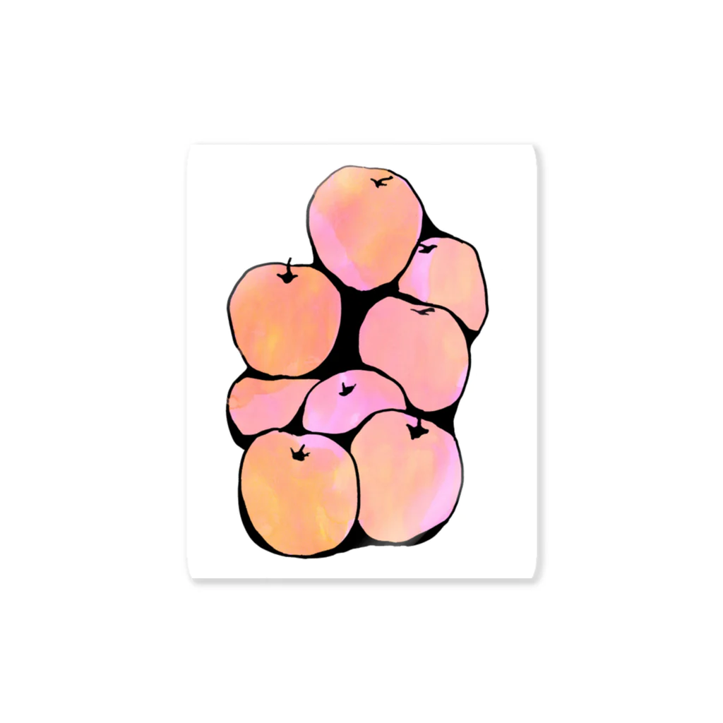 和歌のリンゴ Sticker