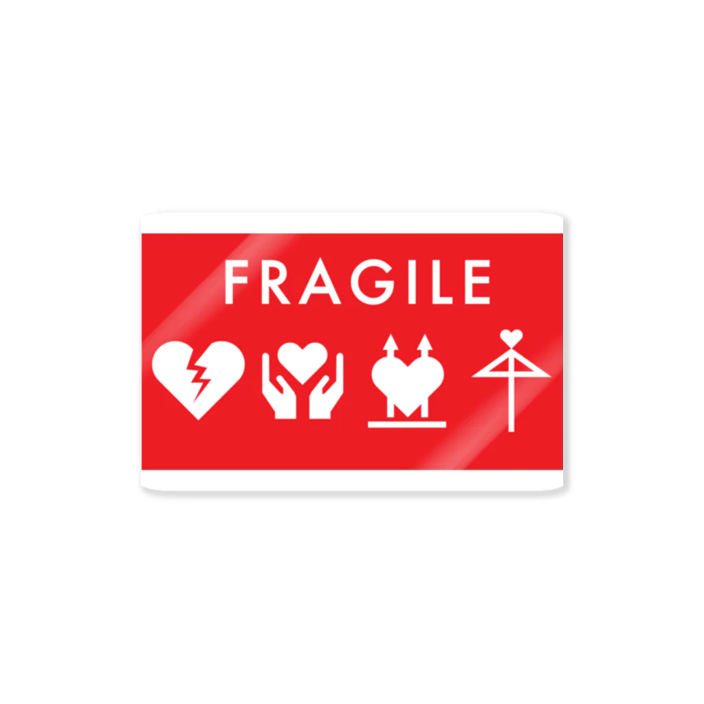 ﾏｲﾆﾁﾊﾚﾉﾋ。のFRAGILE ステッカー