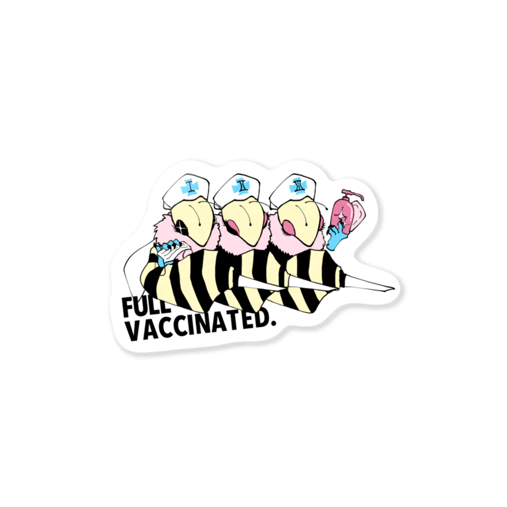 週末のVaccinurse Beee Sticker