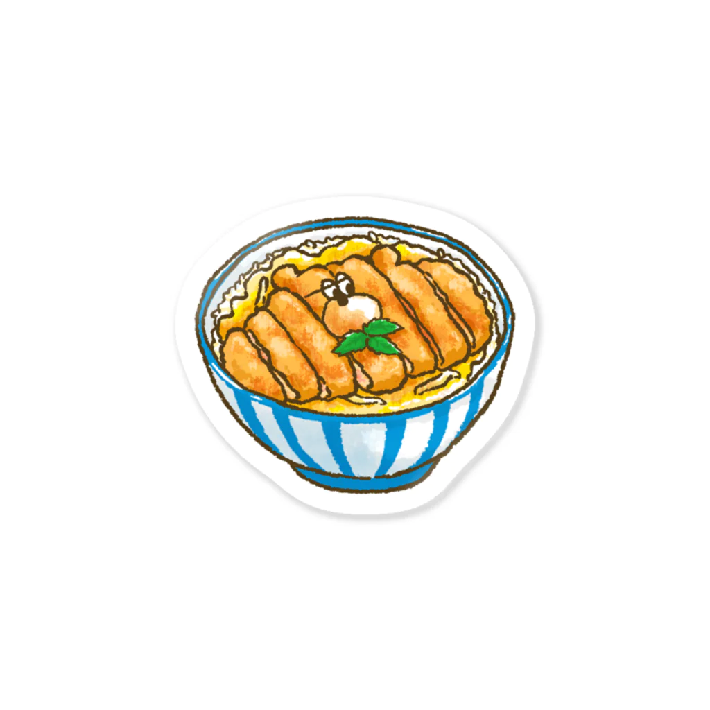 Supergirl Galleryのぶちゃくま。カツ丼 Sticker