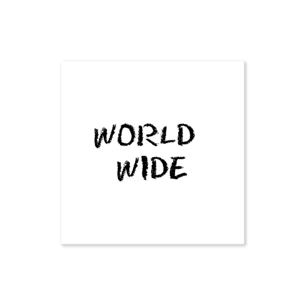 laugh◦̈⃝のWORLD WIDE Sticker