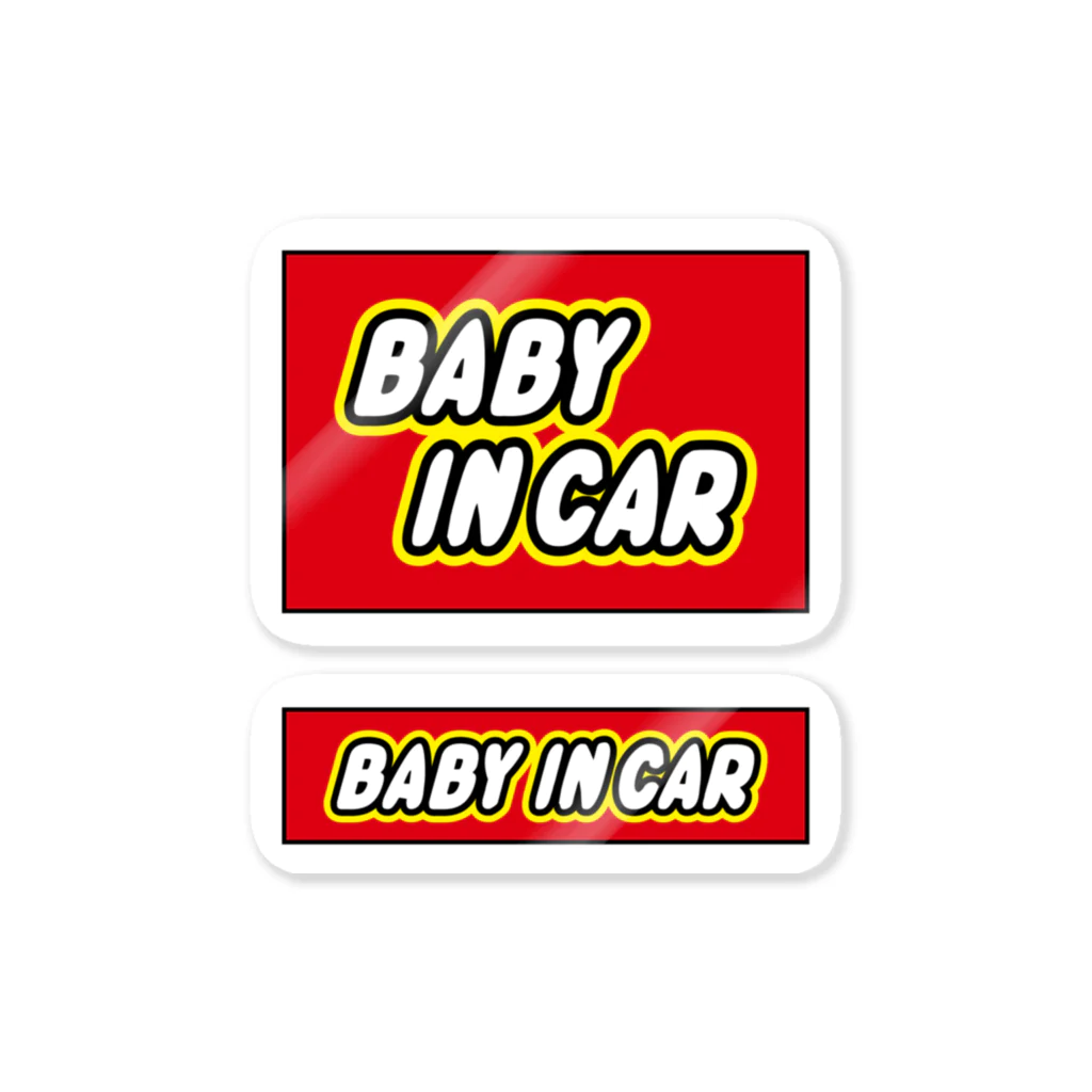 Fのベイビーインカー BABY IN CAR ステッカー Sticker