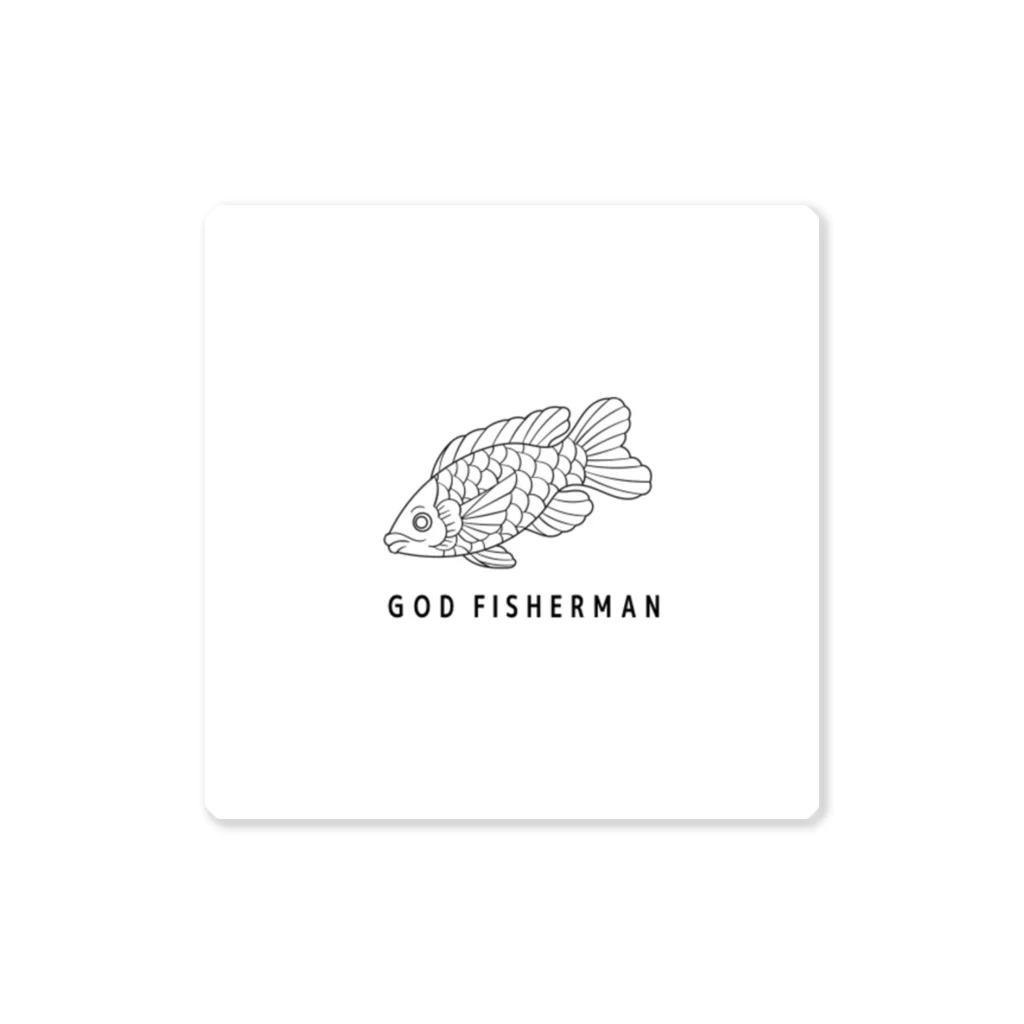 Oki.SharingのGOD FISHERMAN ステッカー