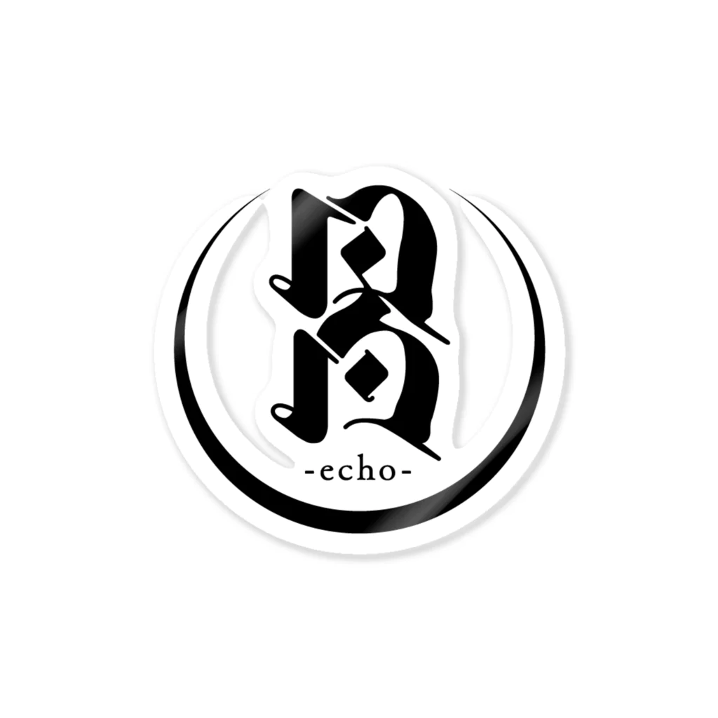 回向 -echo-の回向ロゴシリーズ ステッカー