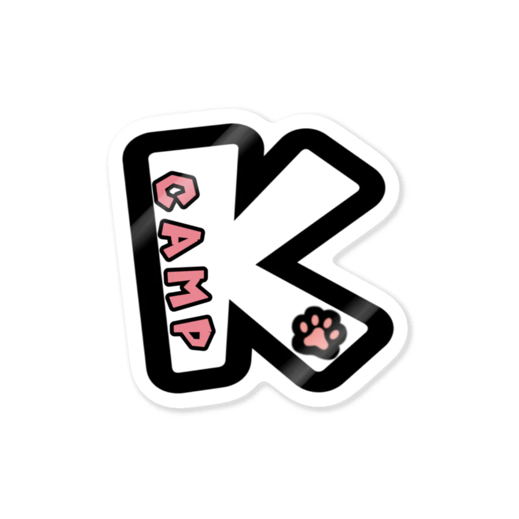 K.CAMPのKステッカー Sticker