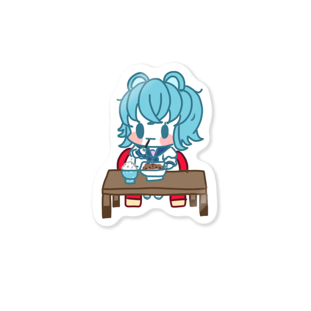 あられのおみせやさんのあられのもじなし2 Sticker