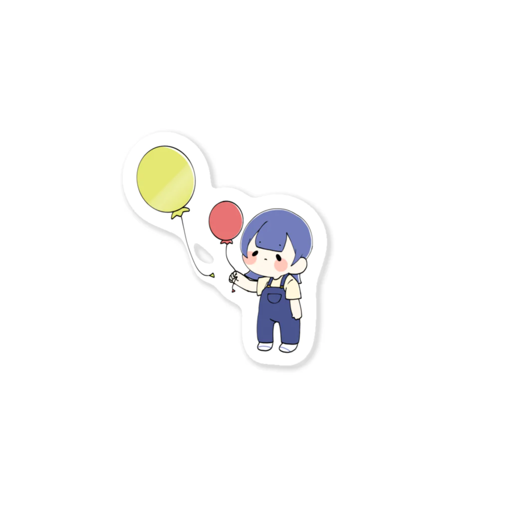 Mieのballoon  girl ステッカー