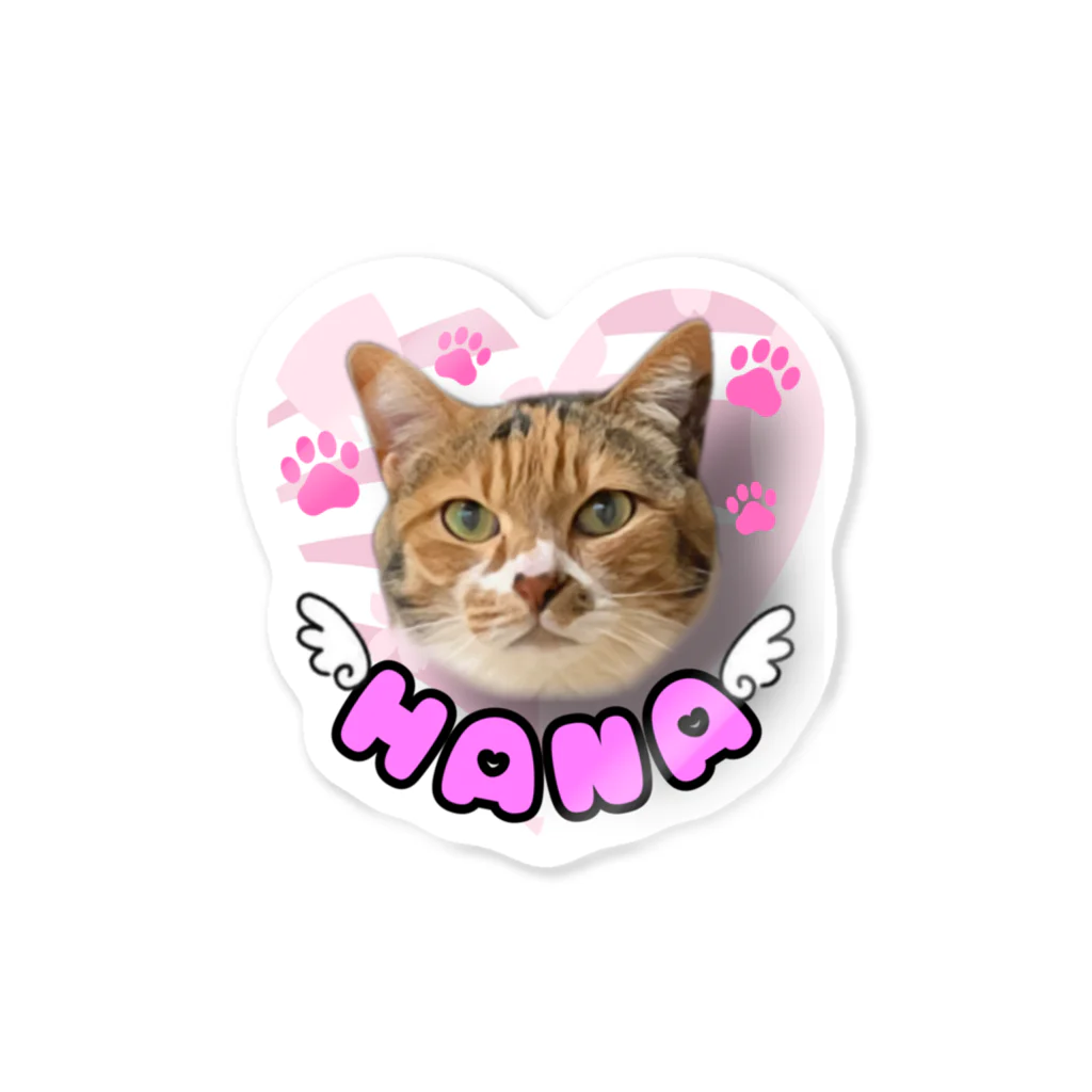 くぅTikTok猫部の花ちゃんステッカー Sticker