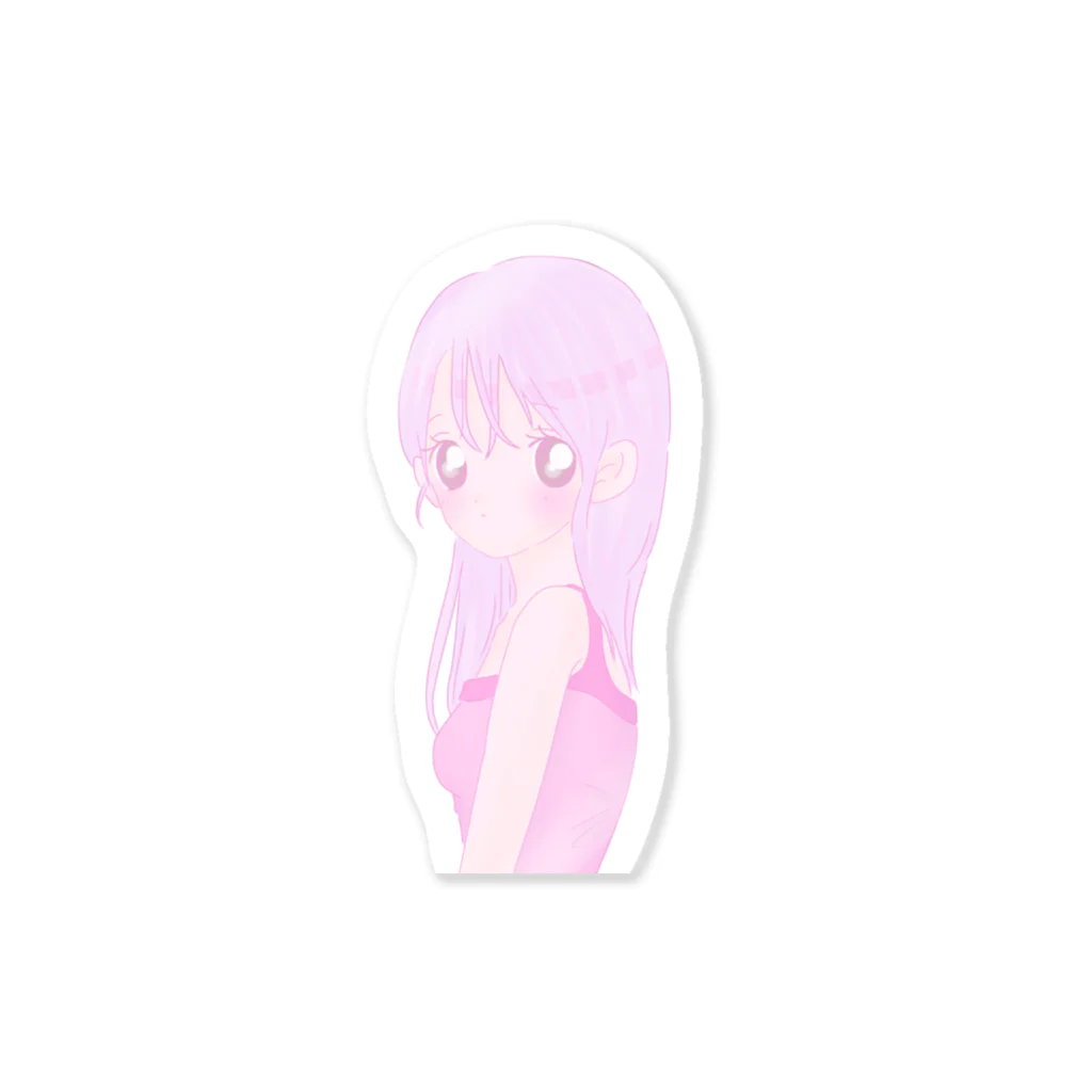 みぴの君のキャミソールちゃん Sticker