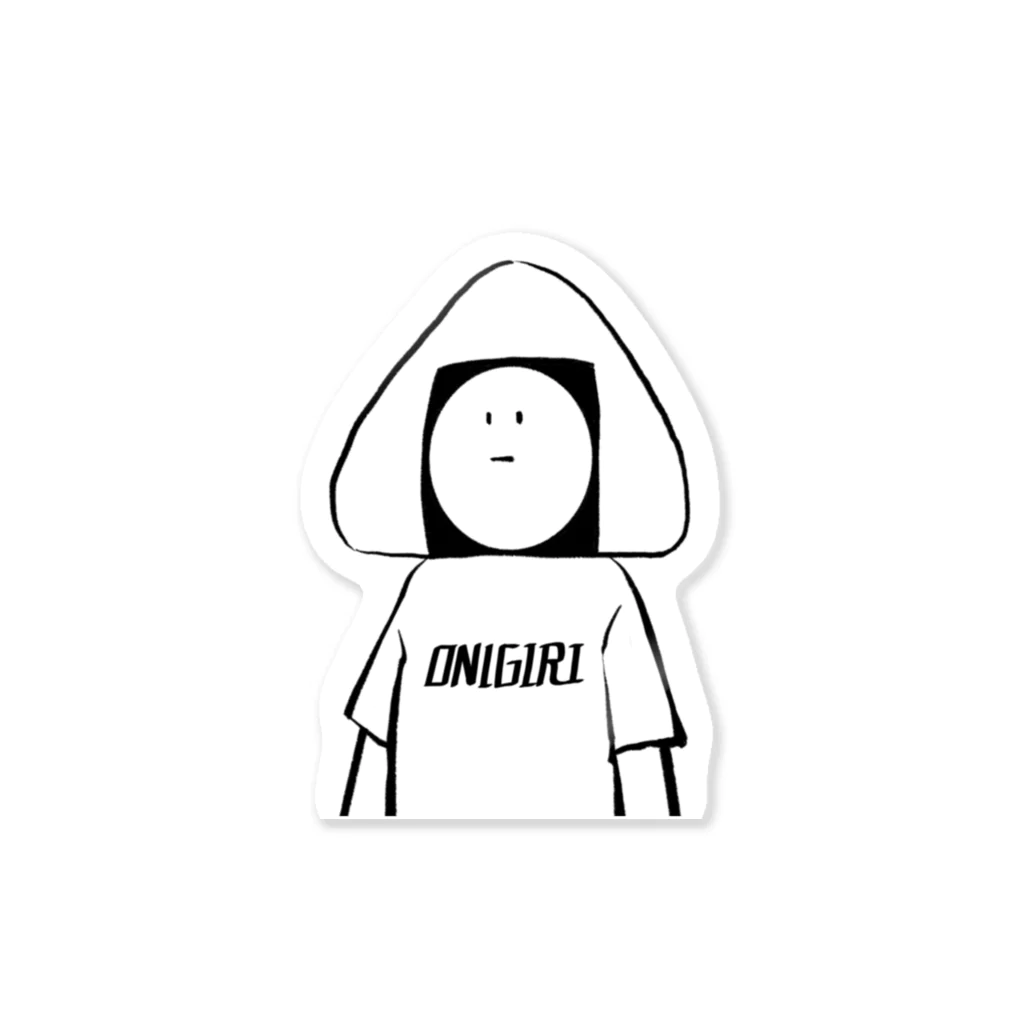 KUMAのONIGIRI ステッカー