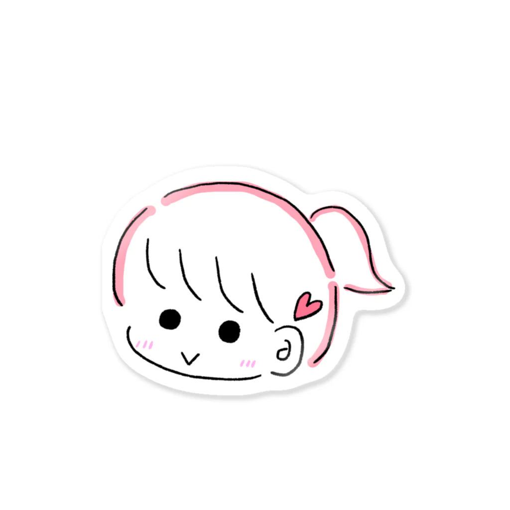 ゆるいねぇの元気な女の子 Sticker