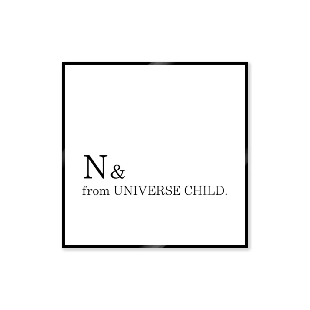 N&. from UNIVERSE CHILDのN& Sticker