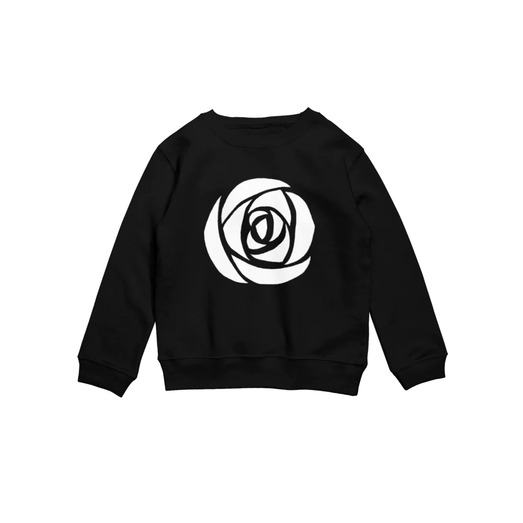 武者小路夕桐の白薔薇 Crew Neck Sweatshirt