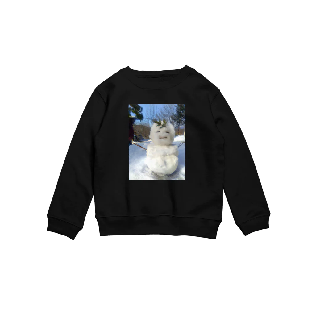 三増 巳也 みます みやの雪だるま3号 Crew Neck Sweatshirt