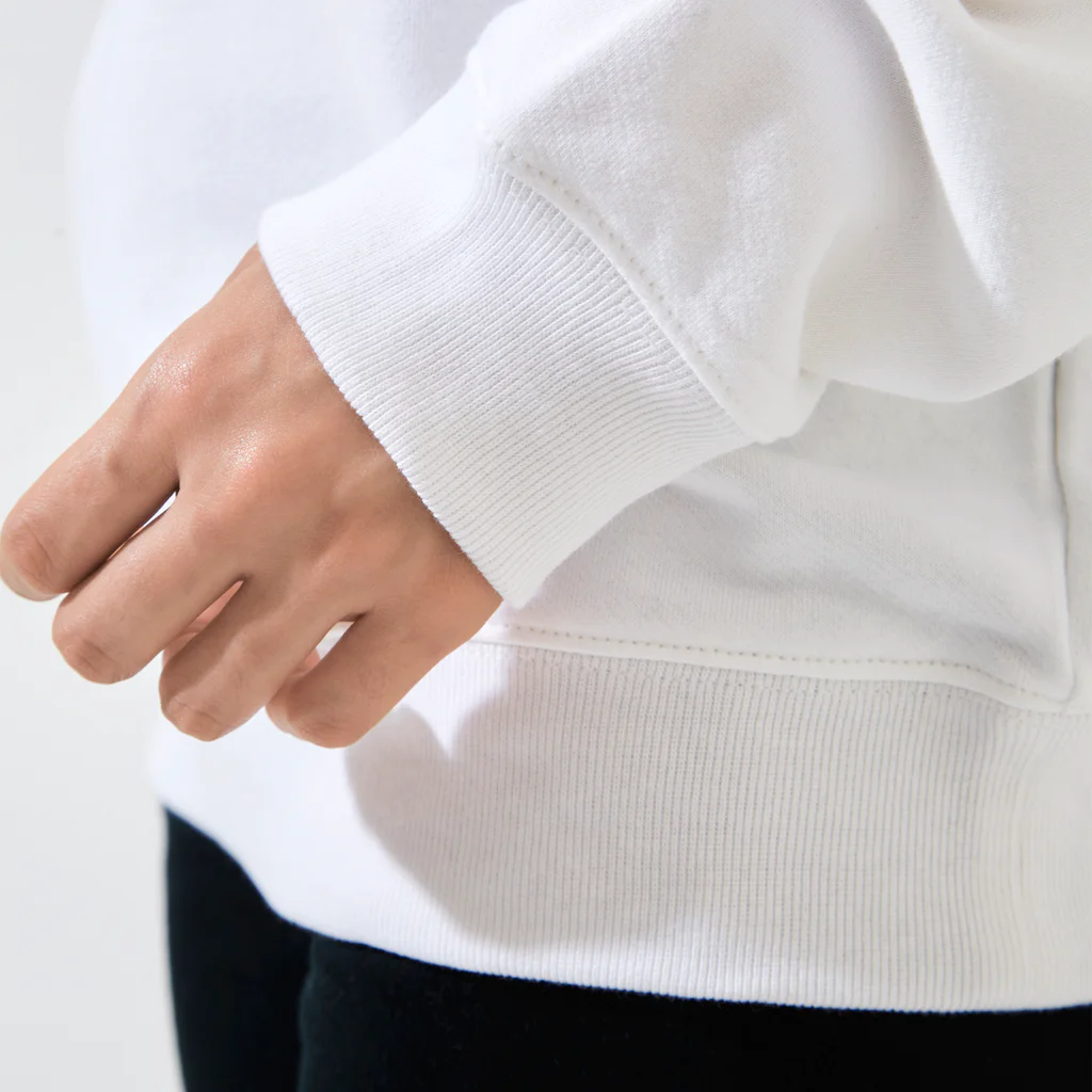 Drecome_Designのシリアスガール(濃色生地用) Crew Neck Sweatshirt :sleeve aperture