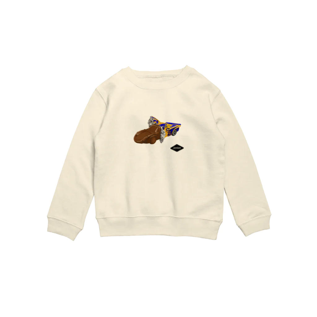 tree treeのRacing car Choco Crew Neck Sweatshirt