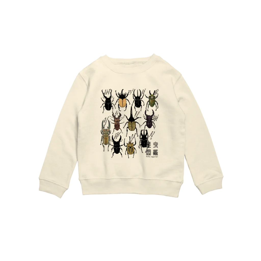 母アパレルの昆虫図鑑 Crew Neck Sweatshirt