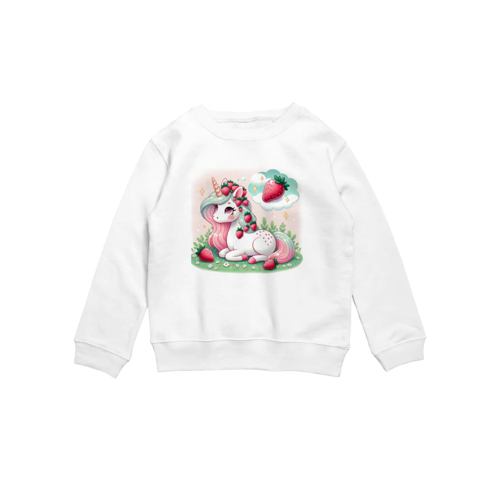 ドリームベリーの🍓ドリームベリーちゃん🍓 Crew Neck Sweatshirt