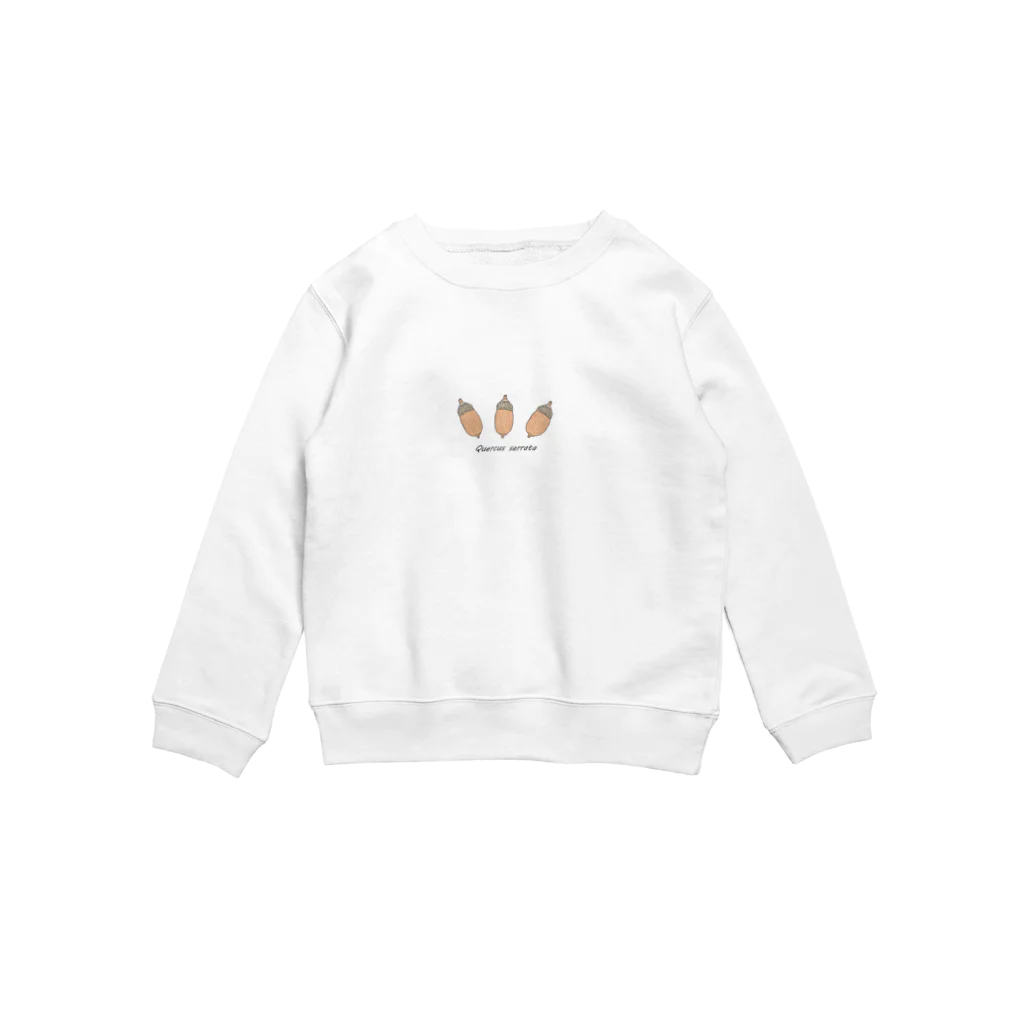 Silver Grassのドングリシリーズ【コナラ Quercus serrata】 Crew Neck Sweatshirt