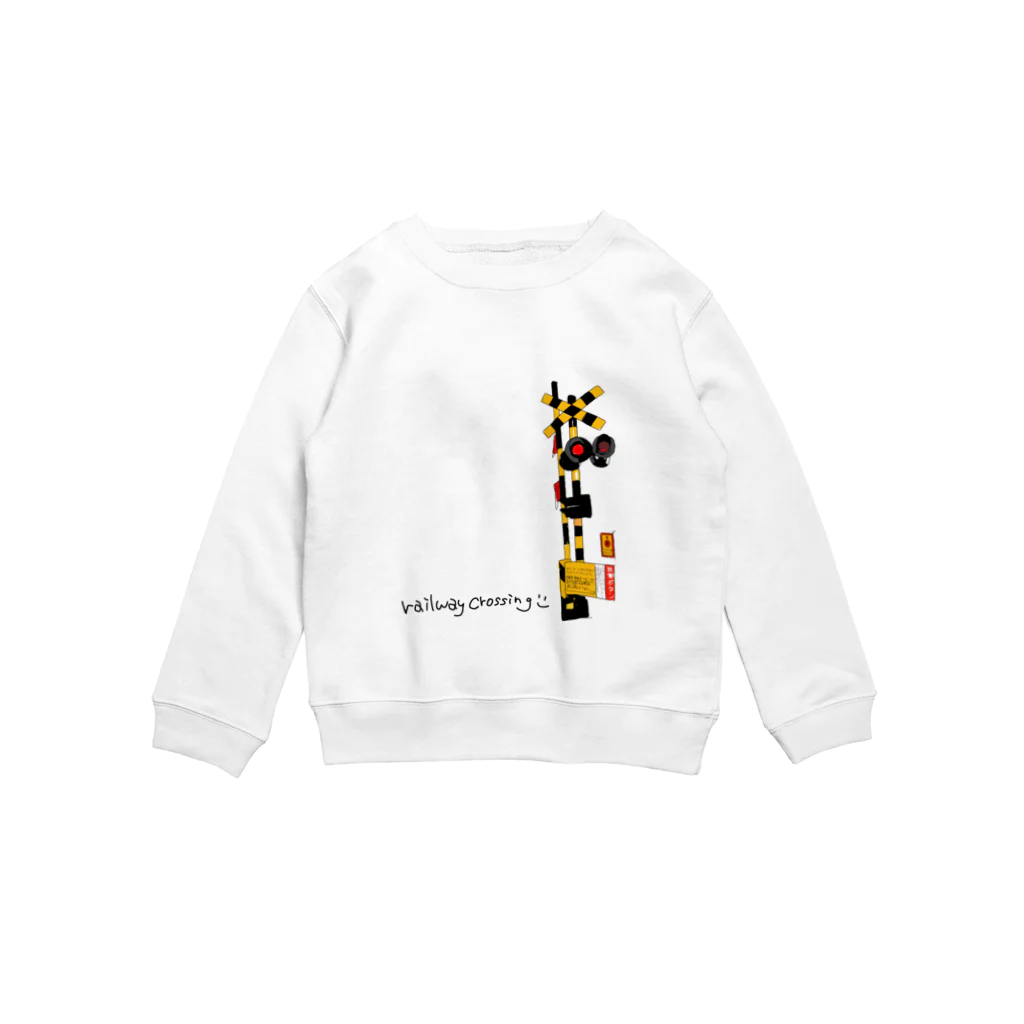 maromiyaの踏切 Crew Neck Sweatshirt