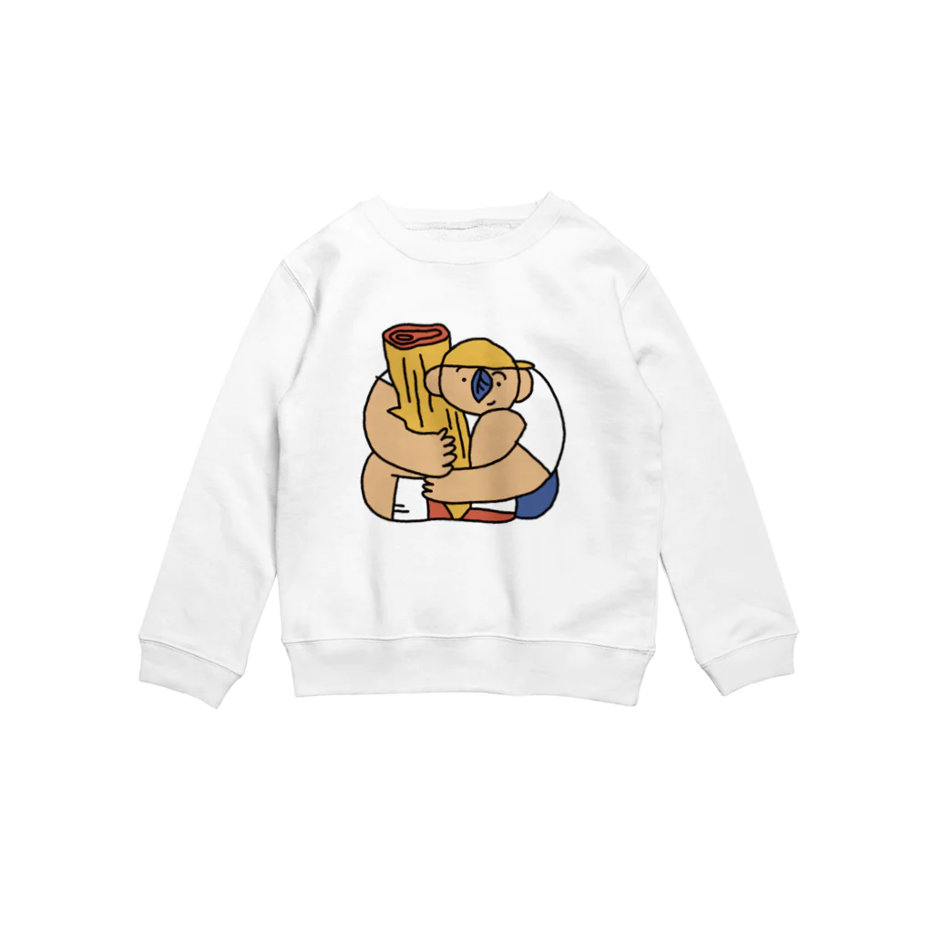 まんまるのぼくとこあら (ぼくver.) Crew Neck Sweatshirt