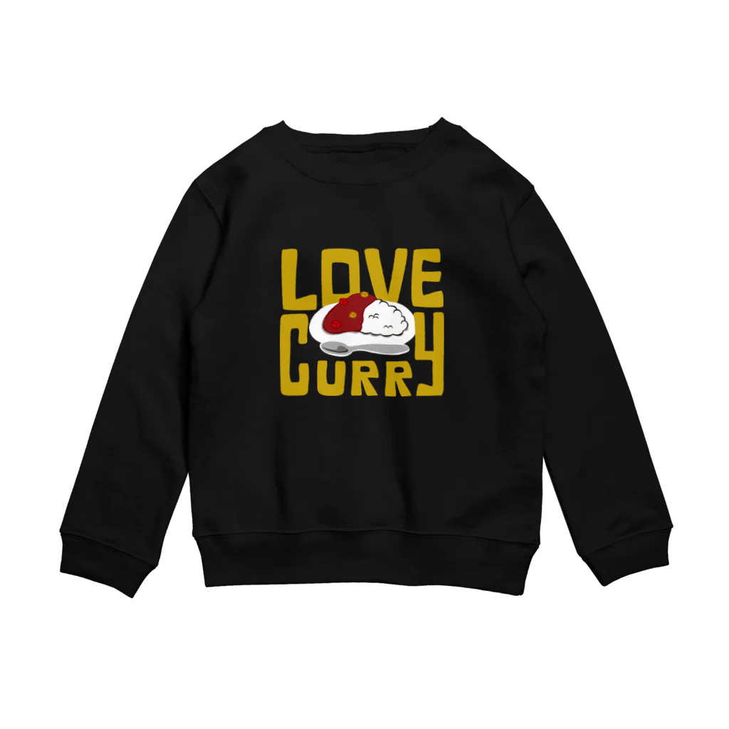 StudioチャカののLOVE CURRY Crew Neck Sweatshirt