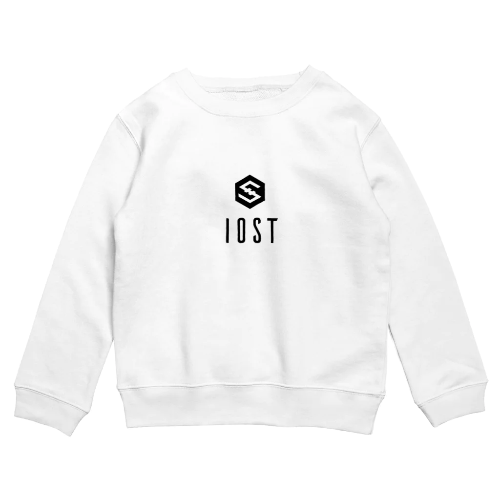 IOST_OfficialのIOSTロゴ Crew Neck Sweatshirt